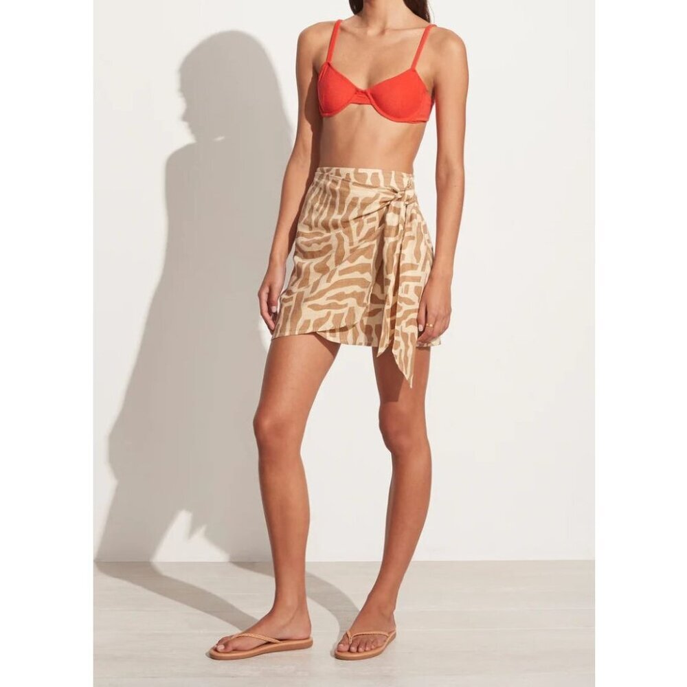 Faithfull the Brand Costa Mesa Skirt in Tulli Print NWT